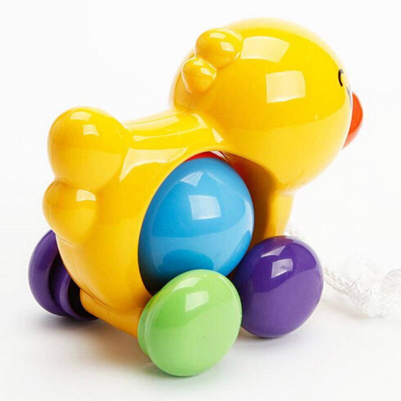 Kleinkind Baby Spielzeug Traditionellen ziehen Entlang Ente Hund Kunststoff Spielzeug Für freundlicher Geräusche Spielzeug Newbrons Baby Lernen Spaziergang Spielzeug Rasseln