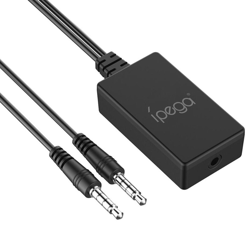 Ipega 2-in-1 Audio Adapter - Converter for Switch Console to Headphones - 1 Input 2 Output - Headphone + Mic Plug
