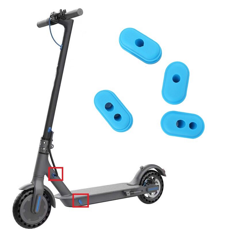 4Stck Ladung Hafen Abdeckung Kappe Gummi Stecker Linie See Schutz für Xiaomi M365 1S Profi Profi 2 Rolle zubehör