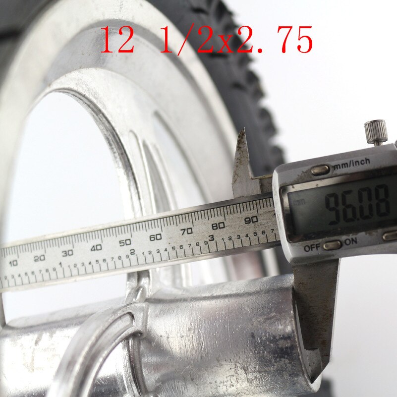 Newest 12 1/2*2.75 wheel 12 1/2 x 2.75 Front and Rear wheel assembly for Razor Dirt Bike Rocket MX350 MX400 Mini Dirtbike