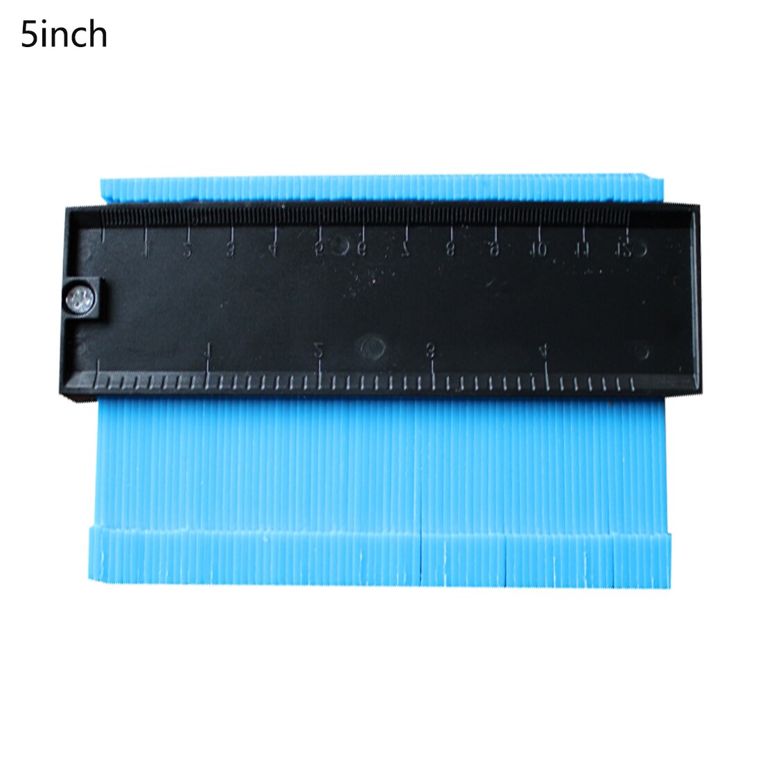 12/25cm Contour Gauge Profile Copy Gauge Ruler Metric Inch Marking Gauge Shape Duplicator Tiling Laminate Tiles Measuring Tool: blue 12cm