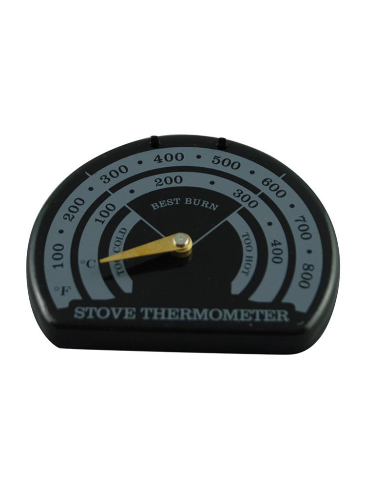Magnetic Fireplace Stove Fan Thermometer Stove Burn Indicator Heater Temperature Gauge Meter Stove Pipe Fan Thermometer