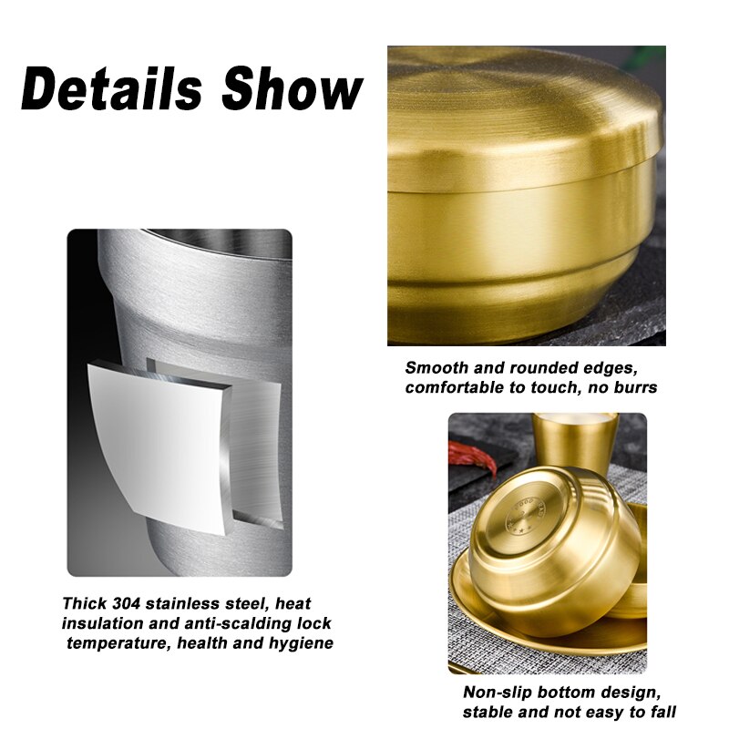 6Pcs Rvs Koreaanse Servies Barbecue Restaurant Cup Lepel Eetstokjes Diner Plaat