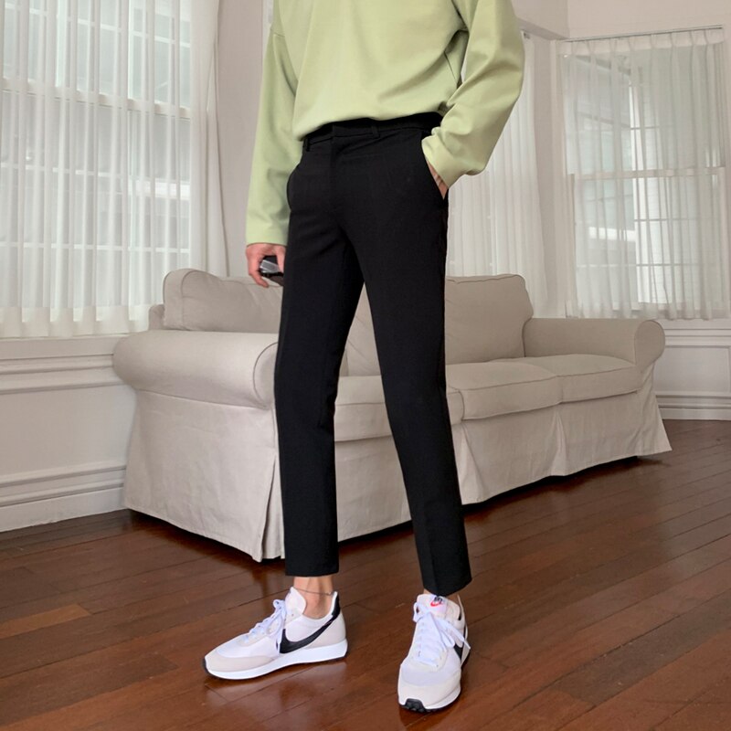 IEFB-Pantalones tobilleros informales coreanos – Grandado