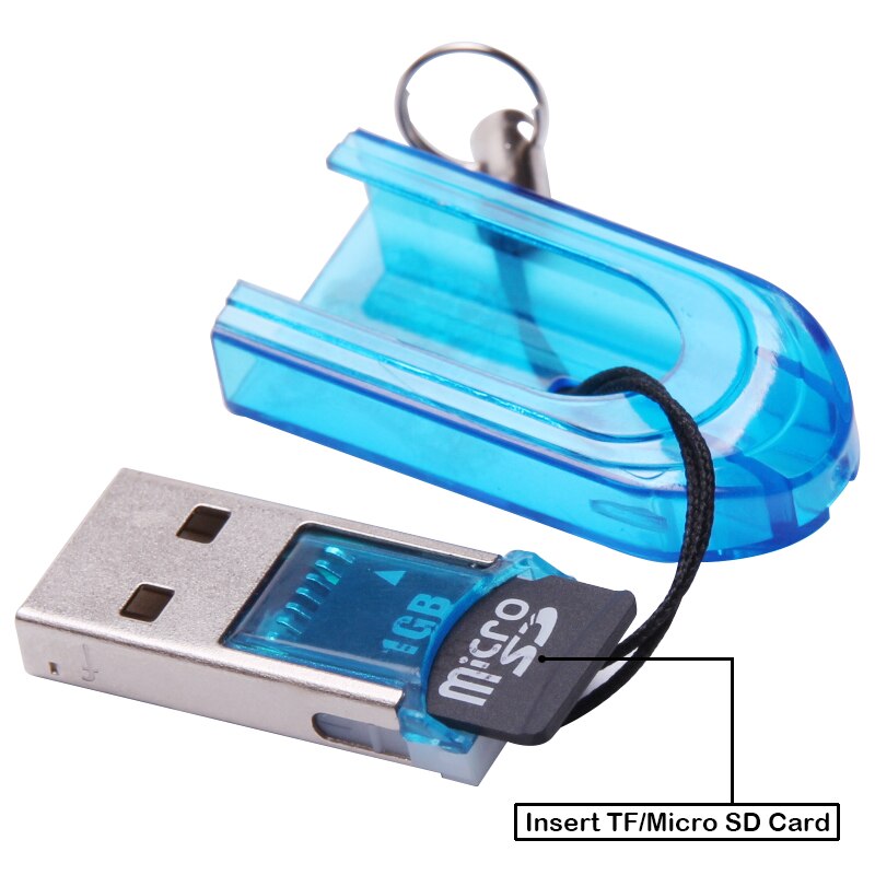 SR czytnik kart USB mikro karta SD TF czytnik mini kreskówka gwizdek styl przenośny wygodne