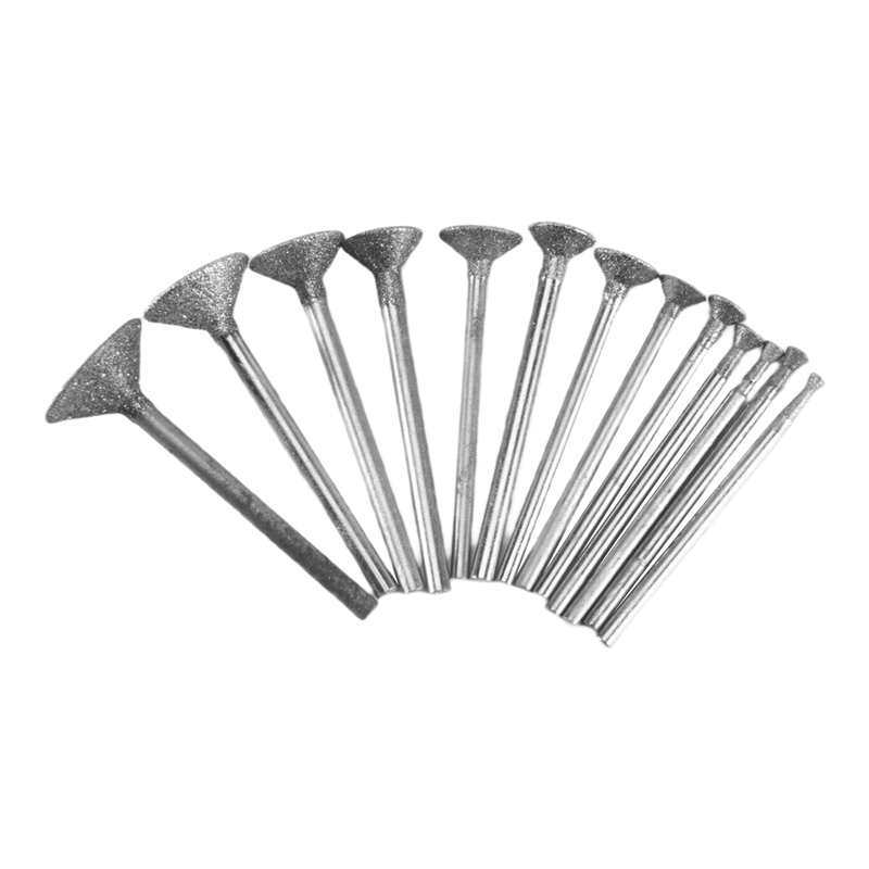 Diamant Bohrerset - 13PCS Slijptools - Polijstkits voor Dremel Roterende Gereedschappen