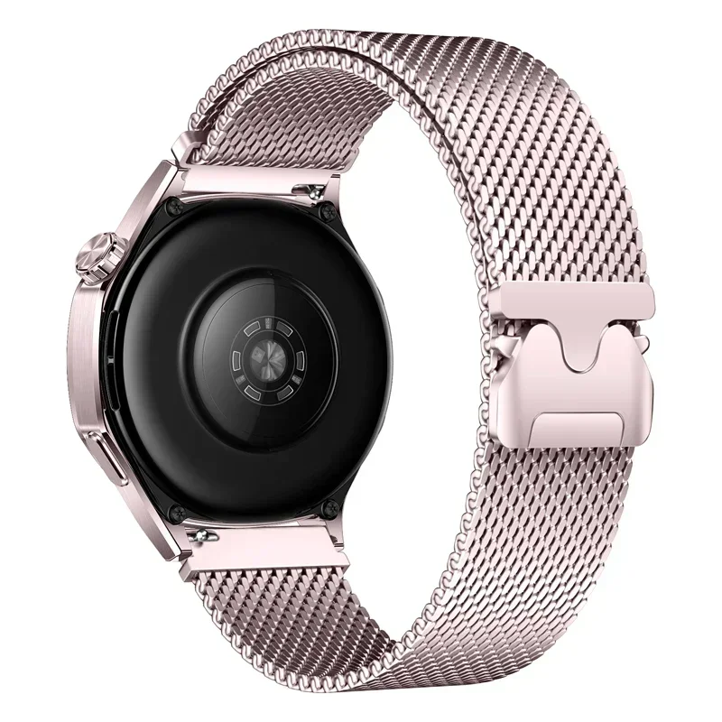 Pulseira de laço magnético milanês, 18mm 22mm 20mm para galaxy watch 7 6 5 4 40mm 44mm para huawei gt5pro gt4 pulseira de aço inoxidável: xxxxl / Cinza escuro