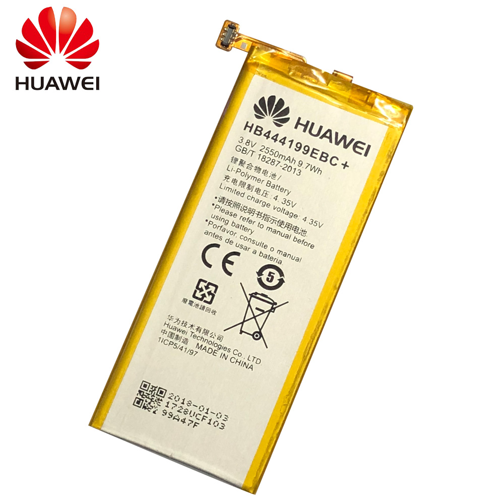 Originele 2550Mah HB444199EBC Batterij Voor Huawei Honor 4C C8818 Chm-CL00 CHM-TL00H CHM-UL00 Chm-u01 G Play mini