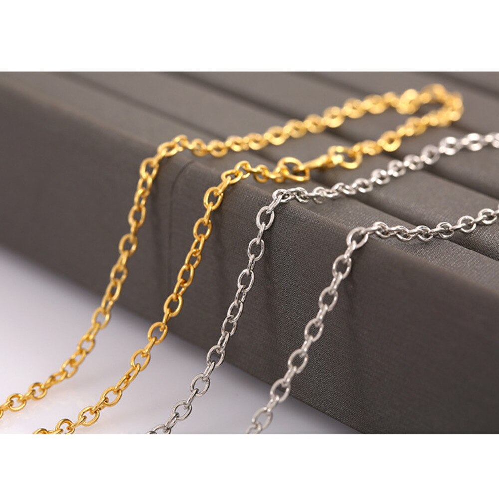 Religiös kristen gud kors krucifix hänge halsband för män kvinnor guld/slimpläterad jesus länkkedja smycken