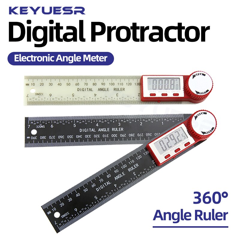 Digital Protractor Angle Ruler Digital Inclinometer Digital Angle Gauge Digital Goniometer Electronic Angle Meter Angle Finder