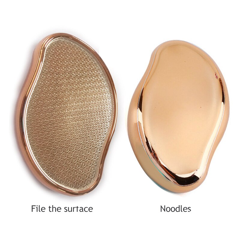 Nueva lima Manual portátil para raspar los pies, eliminador de callos de piel muerta, pedicura, pies, limas, herramientas profesionales para el cuidado de los pies: gold