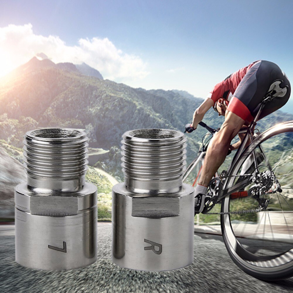 QL1 Een Paar Stalen Fiets Pedaal Spacer Extenders Fiets Pedaal Spacers voor 9/16 inch QL1 Een Paar Stalen Fiets Pedaal Spacer Extenders Fiets Pedaal Spacers voor 9/16 inch