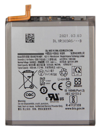 Batterij 4500Mah EB-BG781ABY Batterij Voor Galaxy S20fe A52 5G Mobiele Telefoon Batterijen + Tools