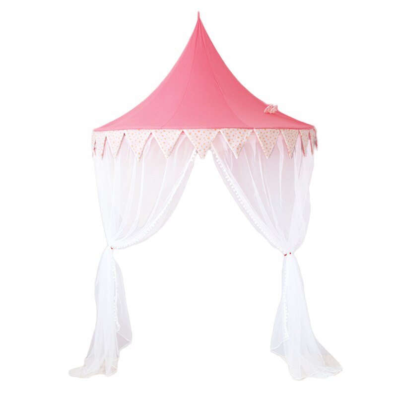 Baby Halbe Mond Zelt Krippe Baldachin Moskito Net Alle-Wraped Tipi Kind Lesen Spielen Haus Mädchen Prinzessin Bett Vorhang room Decor