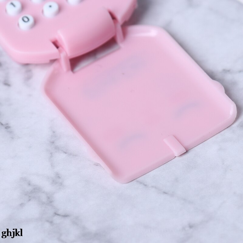Portable Digit Calculator Kawaii Mini Calculator Pocket Display Cartoon Cute Keychain Calculator Office Supplies
