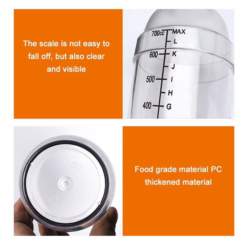 Acrylic Tea Shaker Cocktail Juice Shaker Bottle Bar Supplies