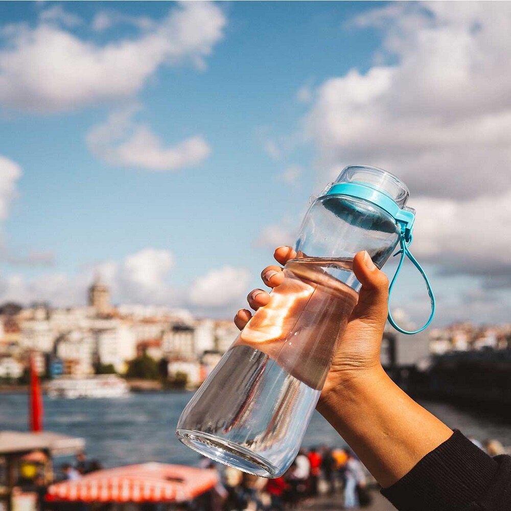 Glass Healthy Drink Bottle 750 ml 25Oz Protein Shake Sports Bicycle Outdoor Travel Botella Portable Leakproof Water BPA Free