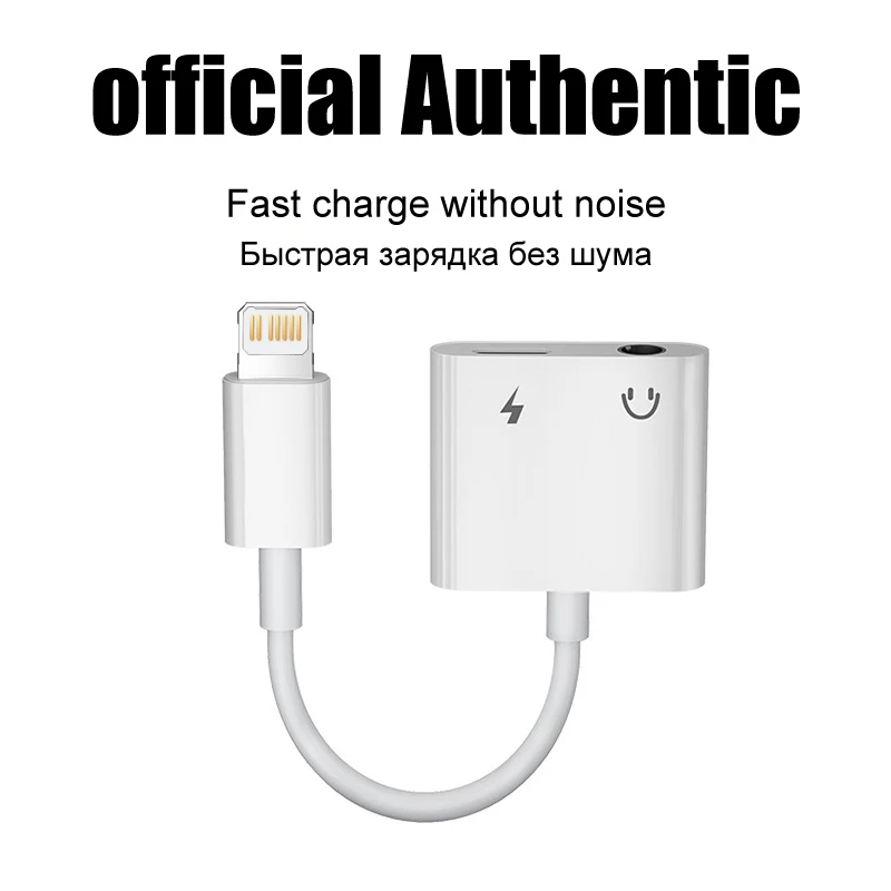 Audio-Adapter für iPhone 14 13 12 11 Pro Max Aux-Buchse Kopfhörer 3,5 mm auf Kopfhöreranschluss Ladegerät Splitter Konverter Zubehör