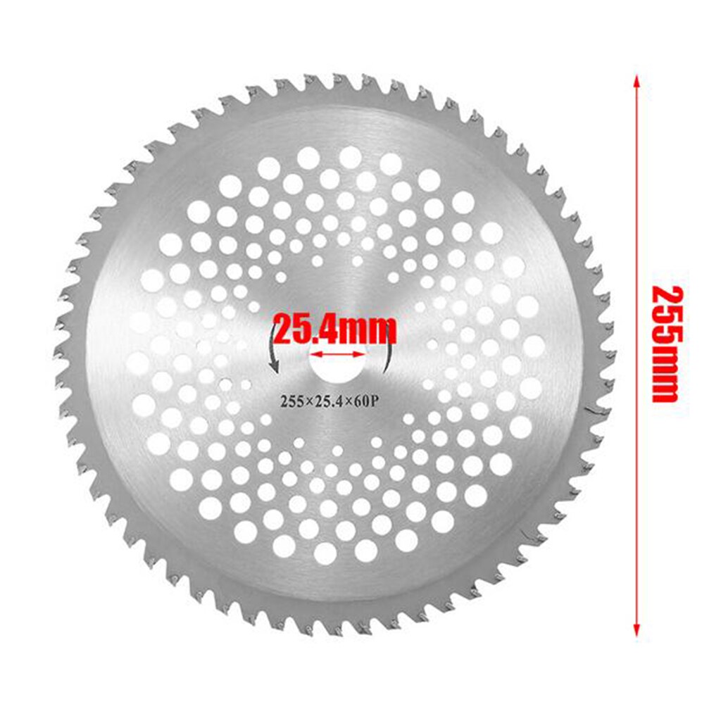 INDUSTRIAL GRADE 60TOOTH CARBIDE BRUSH CUTTER WHIPPER WIPPER SNIPPER METAL BLADE
