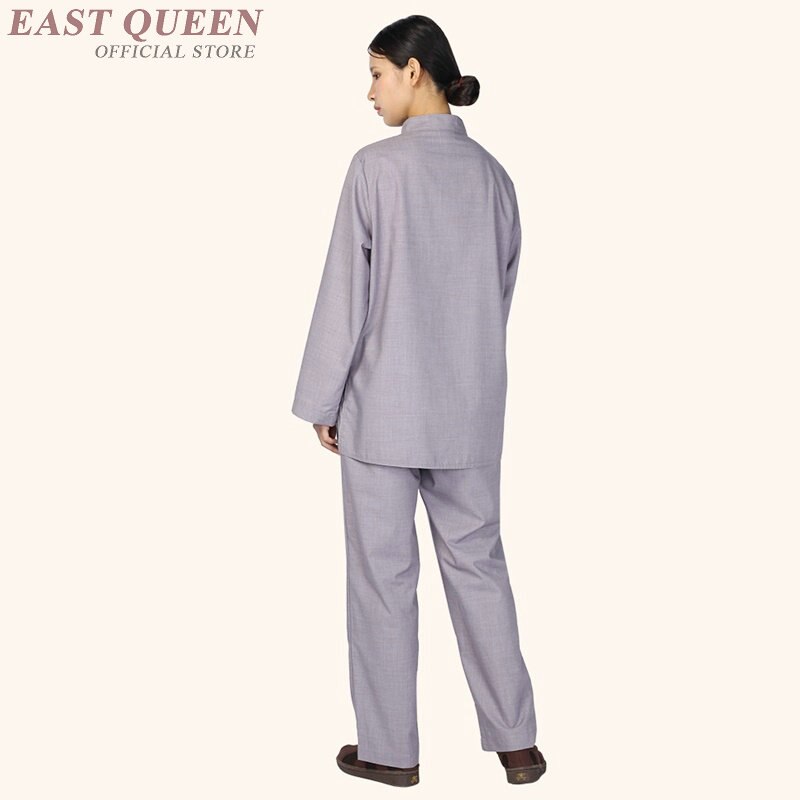 monaco buddista abiti abbigliamento costume monaco shaolin abbigliamento monaco buddista abiti uniforme abbigliamento meditazione KK2292 Y