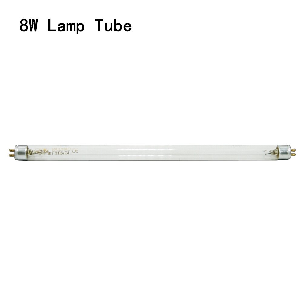 T5 Ultraviolet Lamp for Disinfection Cabinet 220V UVC Germicidal Lamps Sterilamp For Sterilization 4W 6W 8W UV Light Tube Ozone: 8W Single Tube / With Ozone