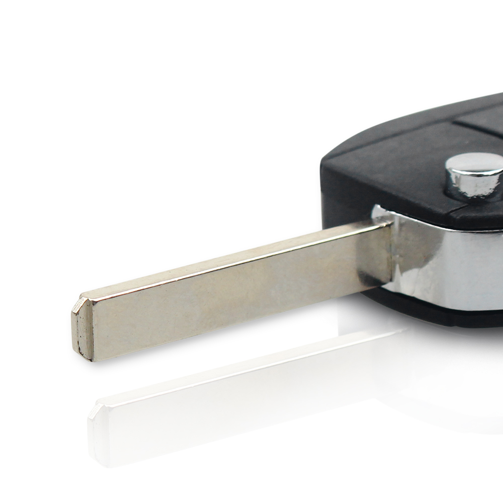 KEYYOU 1 Uds versión modificada llave de coche plegable para Toyota AYGO para Citroen C1 C3 para Peugeot 307 VA2 hoja de entrada Fob funda 2 botones