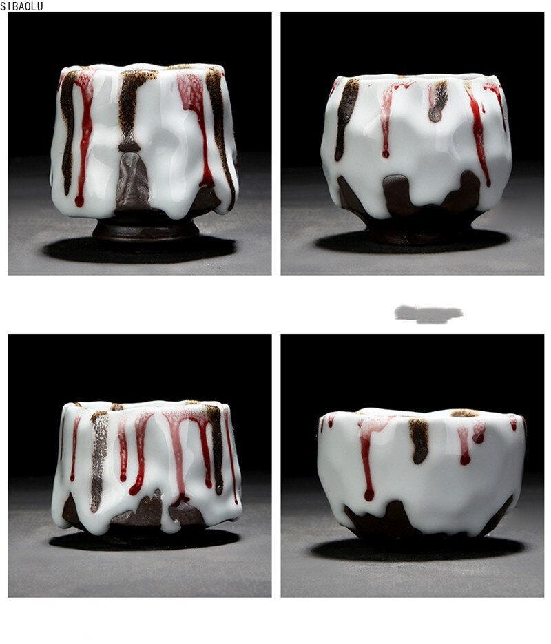 Criativo copo de chá cerâmica viagem copo mudança forno cerâmica casa teacup drinkware copos de café