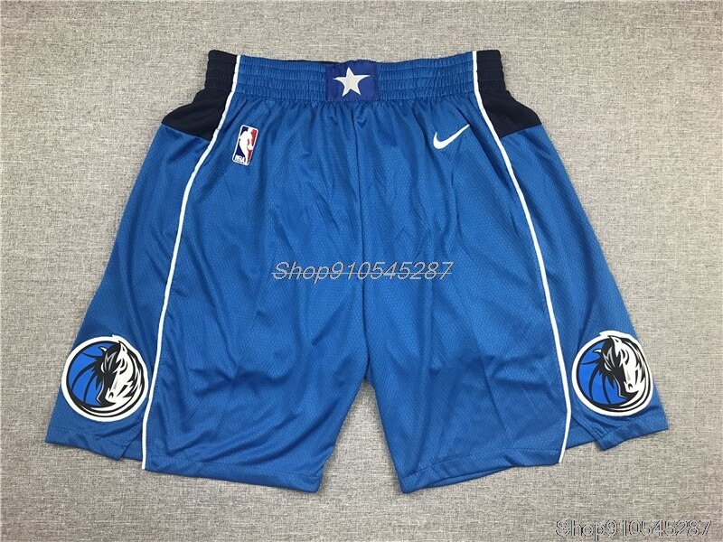 Nba Dallas Mavericks #77 Luka Dončić Mannen Basketbal Shorts #41 Dirk Nowitzki Mannen Sport Broek Mesh jogging Korte Broek