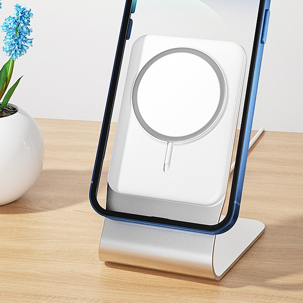 Telefoon Lading Draadloze Magnetische Telefoon Oplader Non-Slip Stand Houder Voor Iphone 12 Magsafe Bureau Power Base Dock Cradle beugel
