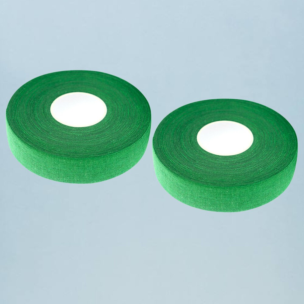 2 Pcs Hockey Stick Tape - 20M Length - Anti-slip Sport Waterproof Wrapper for Practice: Green