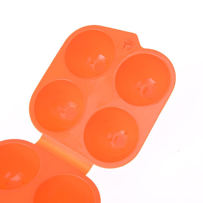 Draagbare kampeerdrager voor 4 eieren, doos, keuken, handige container, eieropslag, container, wandelen, buiten