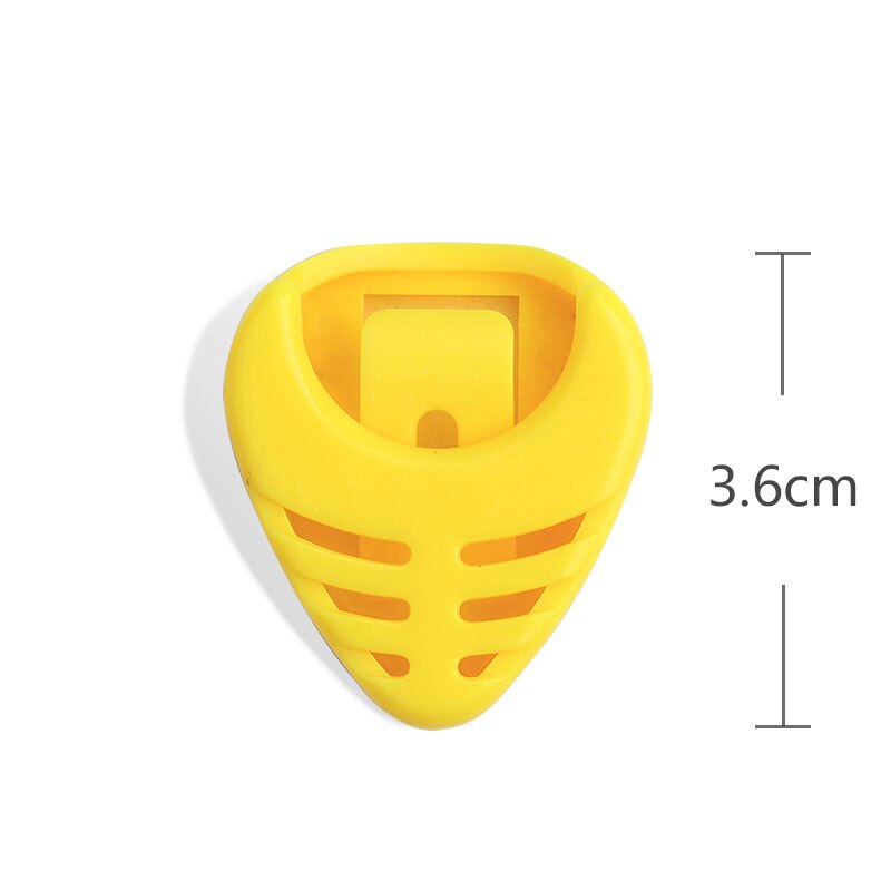 small beautiful box guitar pick 7 color 3.6cm plastic material Guitar Accessories guitar picks box boxes