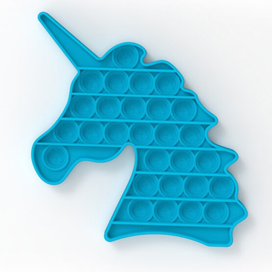 1 sztuk zabawka prządka s garnek to jednorożec bańka zabawka sensoryczna dzieci silikonowe naprężenie Reliever zabawki dorosłych wycisnąć zmysłowy poput zabawka prządka: niebieski