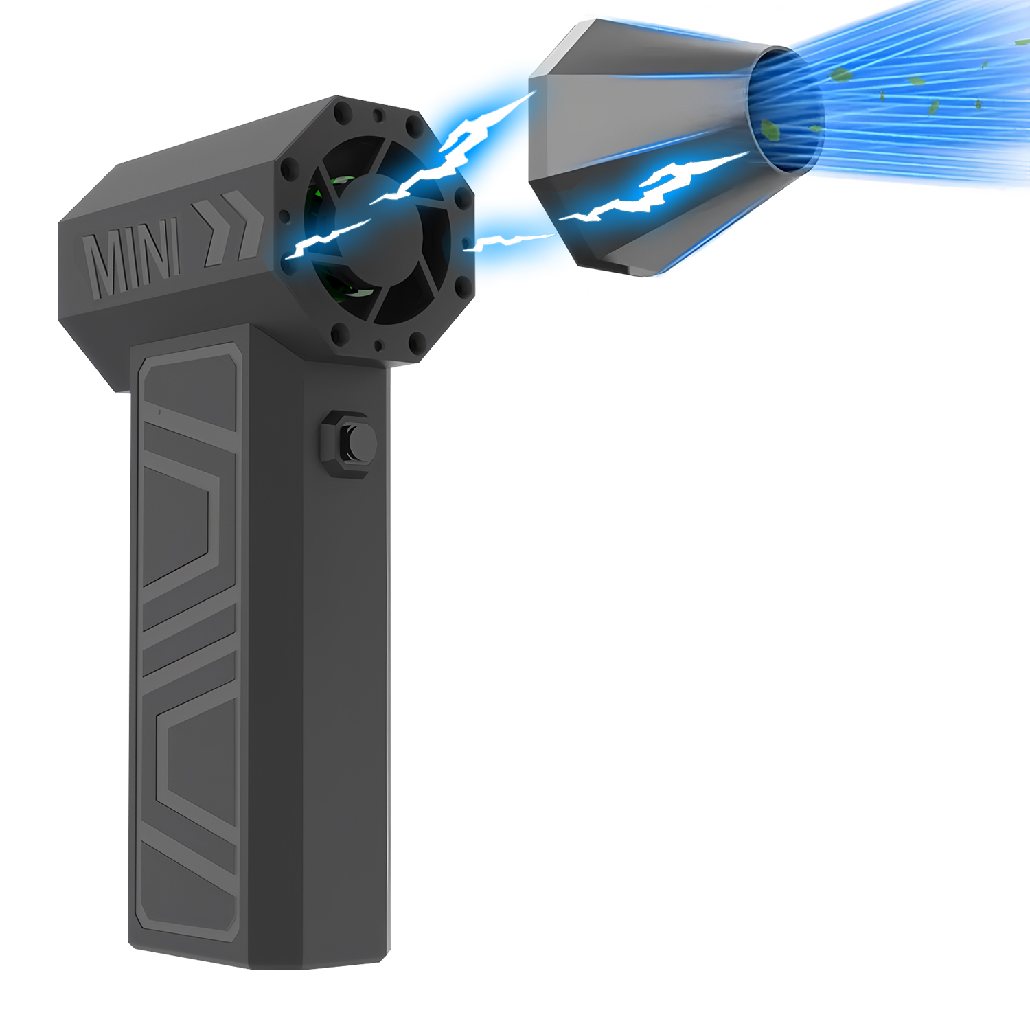 200000 RPM Mini Turbo Jet Fan plumero de aire eléctrico velocidad del viento ajustable Turbo ventilador violento recargable con luz limpieza del coche
