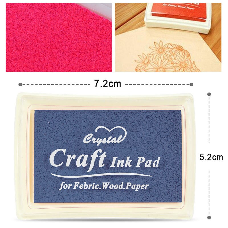 Blekkpute barnehåndverk oljegradient fargebasert gjør-det-selv blekkpute gummistempler papir scrapbooking 15 farger blekkpad fingermaling