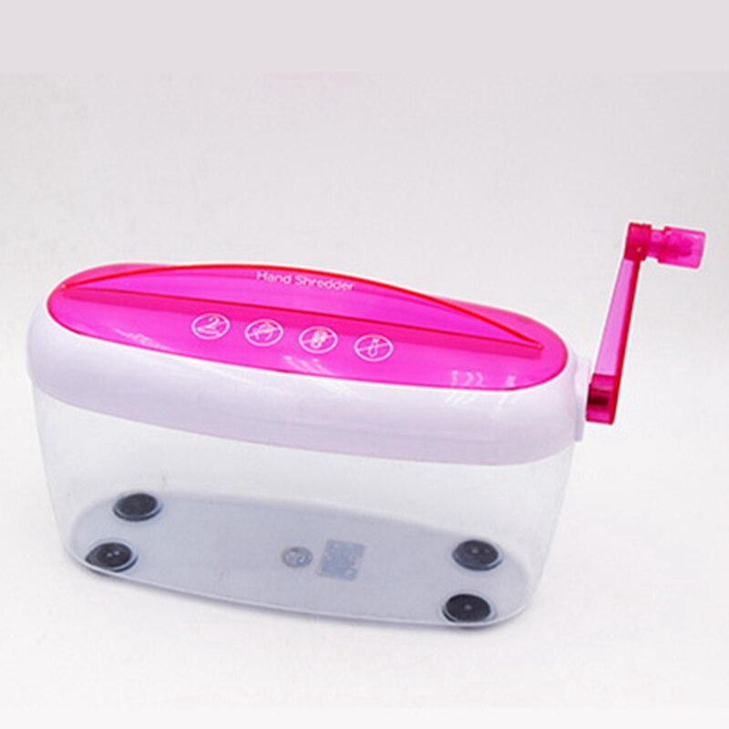 Mini Manual Small Portable Paper Shredder Applicable A4 Paper Cutting Tool Home Office Desktop Stationery