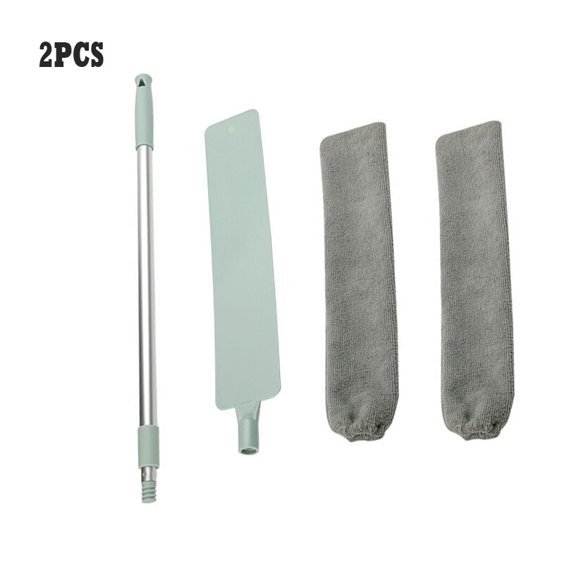 Long Duster Cleaner Brush Telescopic Microfiber Dust Catcher Mites Cleaning Dust Cleaner Tools Artifact Dusters: 2PCS
