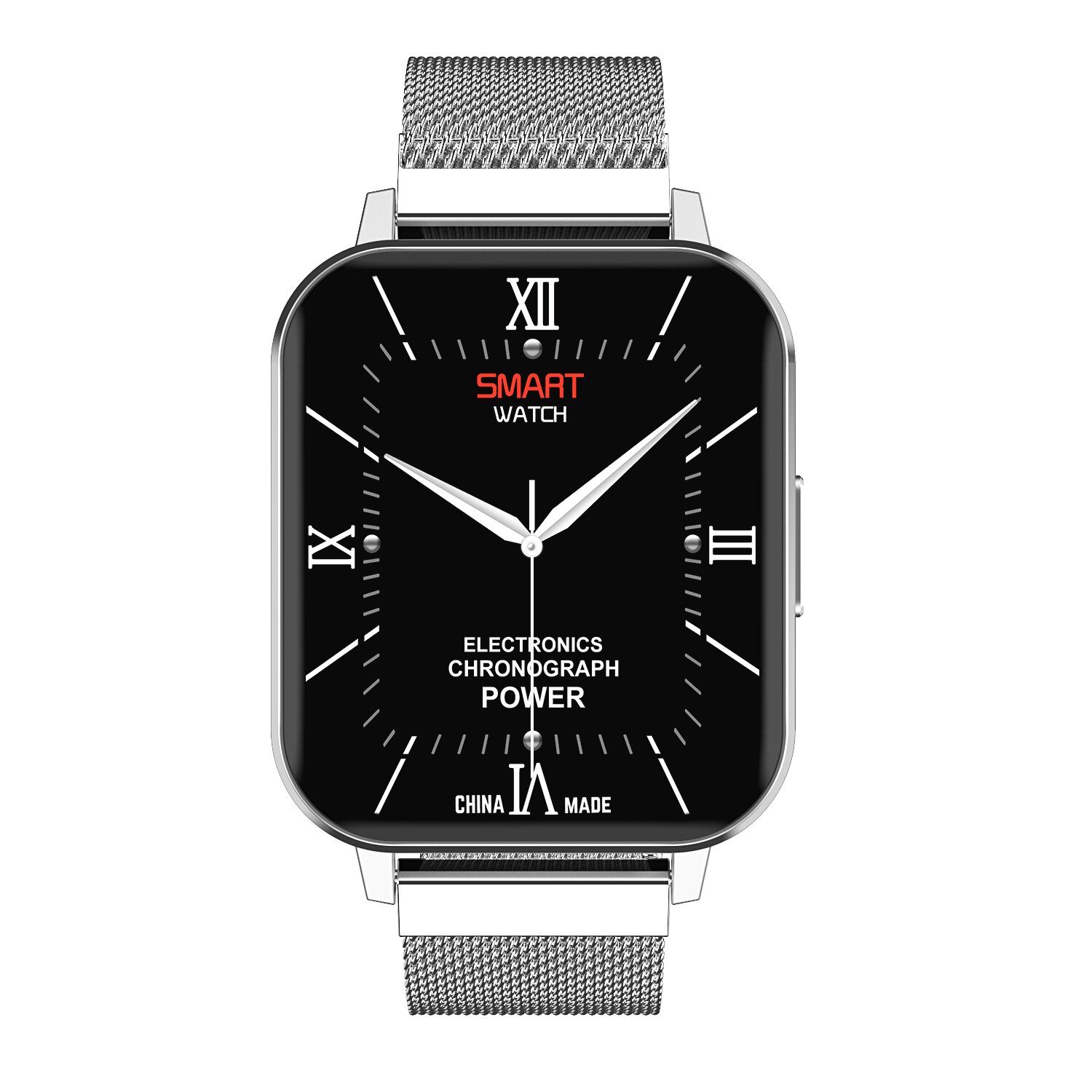 LEMFO DTX Smartwatch for Men - 1.78" HD ECG, Heart Rate, Fitness Tracker, Android/iOS Compatible: Silver Silver Metal