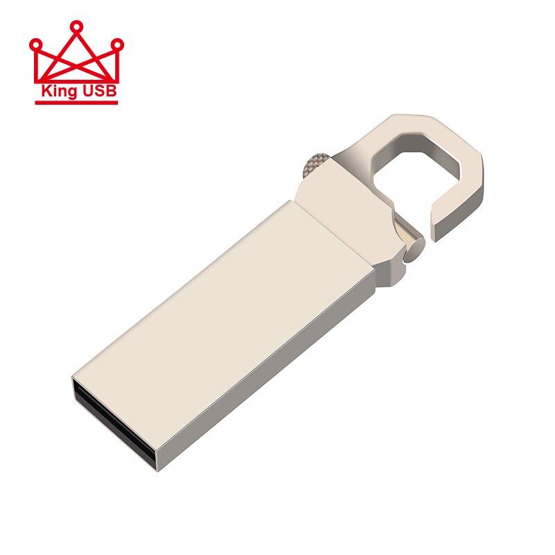 Szybki Metalowy Pendrive USB 2.0 - 16GB 32GB 64GB 128GB - Wodoodporny Pendrive na Klucze z Paskiem