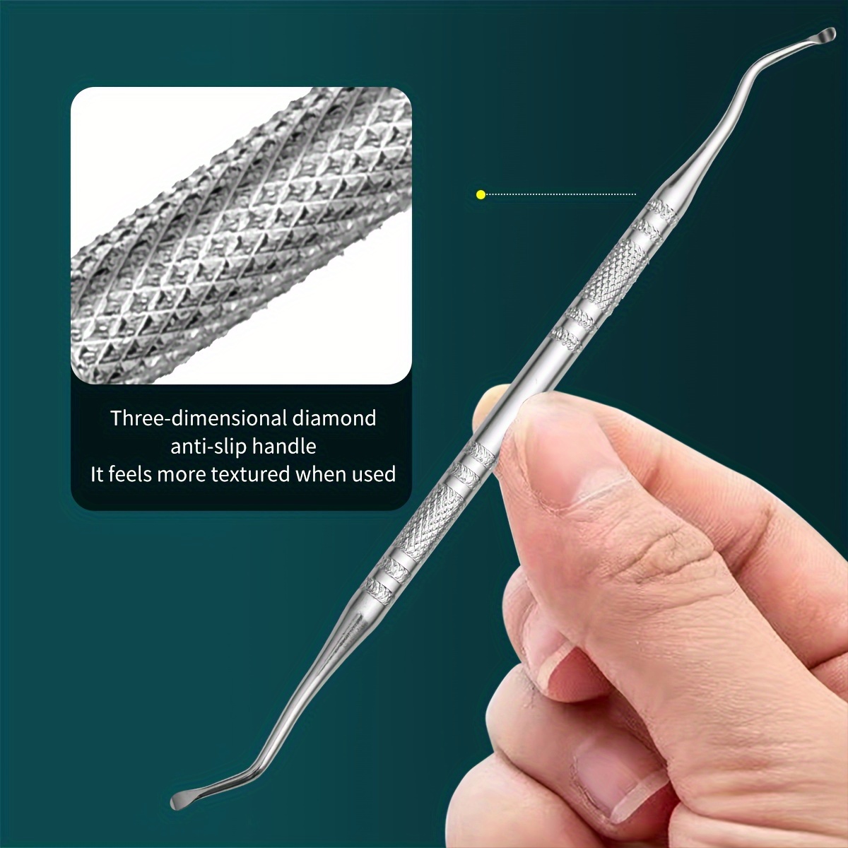 Professioneel 3-delig pedicurehulpmiddel - Nagelgroefreiniger, nagelvijl en teennagellifter - Antislipontwerp voor veilige nagelverzorging