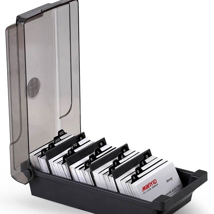 business card storage box / card / bus card / card classification storage box business card storage book can store 500