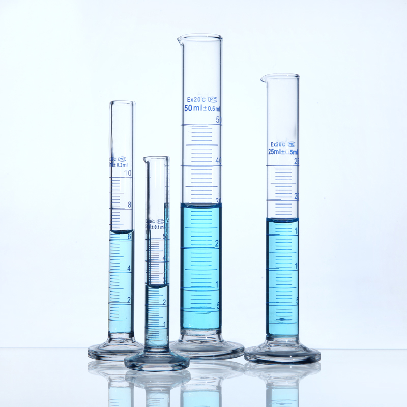 1pc 1000mL Absolvierte Glas Messzylinder Messzylinder Labor Glaswaren Chemie Ausrügestochen