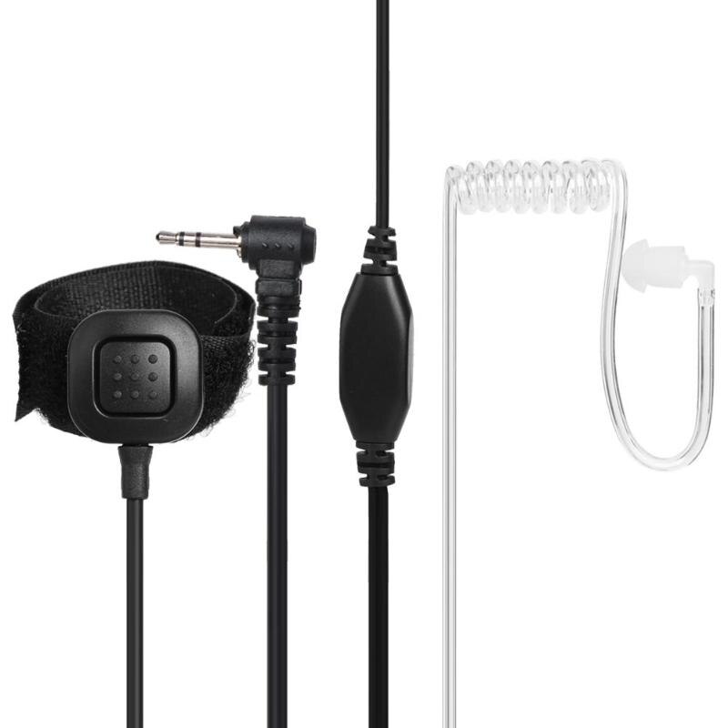 2.5 millimetri Auricolare Microfono della Gola Mic Auricolare PTT Covert Tubo Acustico per Motorola Talkabout T270 T6200 T9680 Radio Accessori