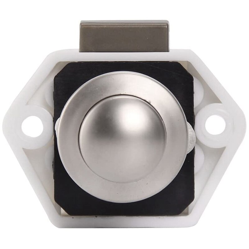 5Pack Drukknop Klink 15-27Mm Vangen Deurknoppen Wit Voor Kabinet Kast Deurknop Boot paardentrailer Camper Van