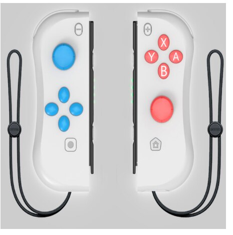 juego interruptor inalámbrico controlador izquierda Bluetooth Gamepad para Nintend interruptor NS Juego con mango: Blanco