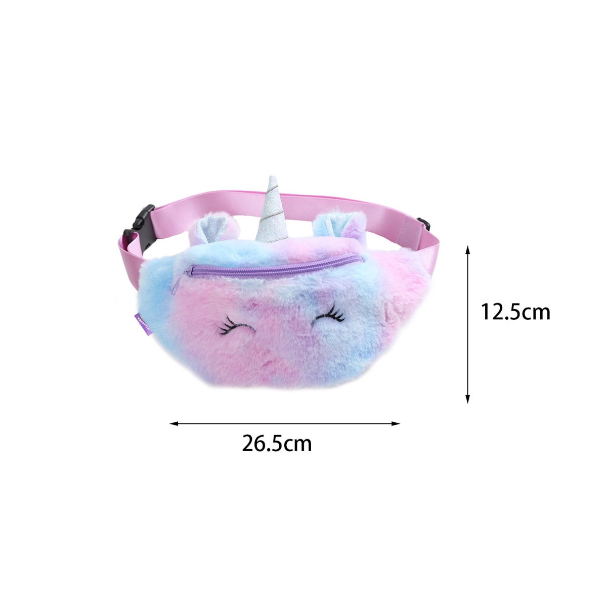 Plüsch fanny Pack Niedlichen Ebene Stil Flauschigen Taille Gürtel Tasche Crossbody Geldbörse für Kleinkind freundlicher Mädchen