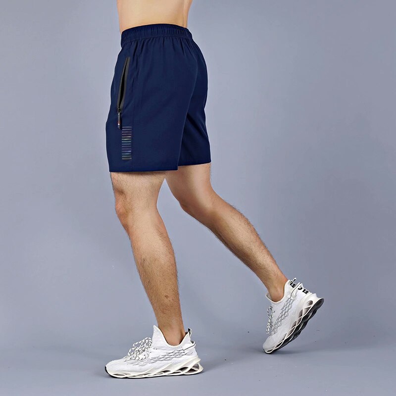 Narweiya fiets hardloopshorts outdoor ademend jogging basketbal voetbal short snel drogend heren sportshorts zwart blauw