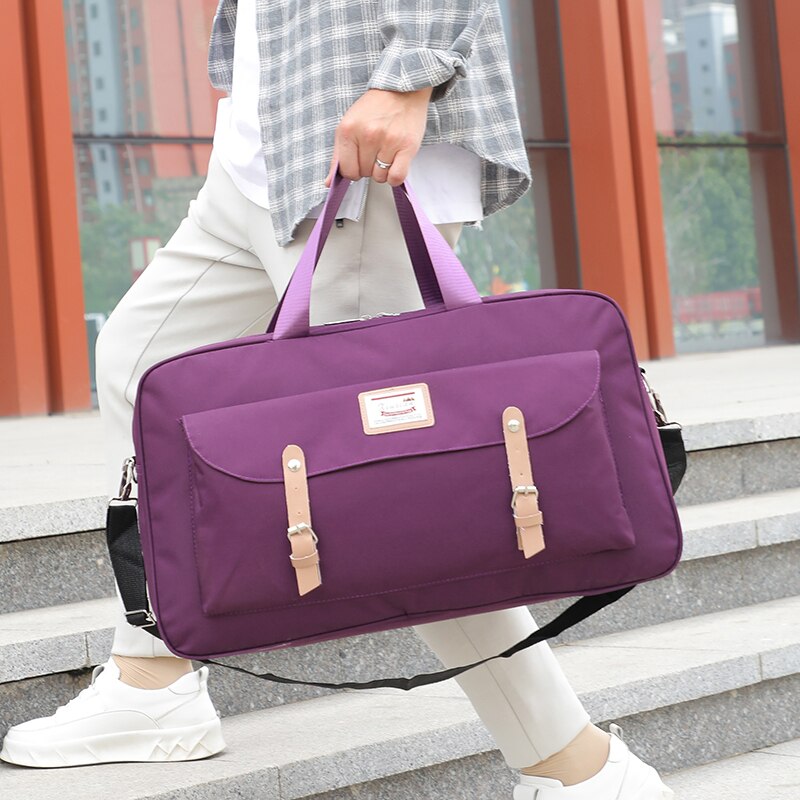 Nowe płótno podróży torba na ramię wypoczynek podróży przekątnej torebki dużego ciężaru wielofunkcyjny duża pojemność miękka powierzchnia torby poliestrowe