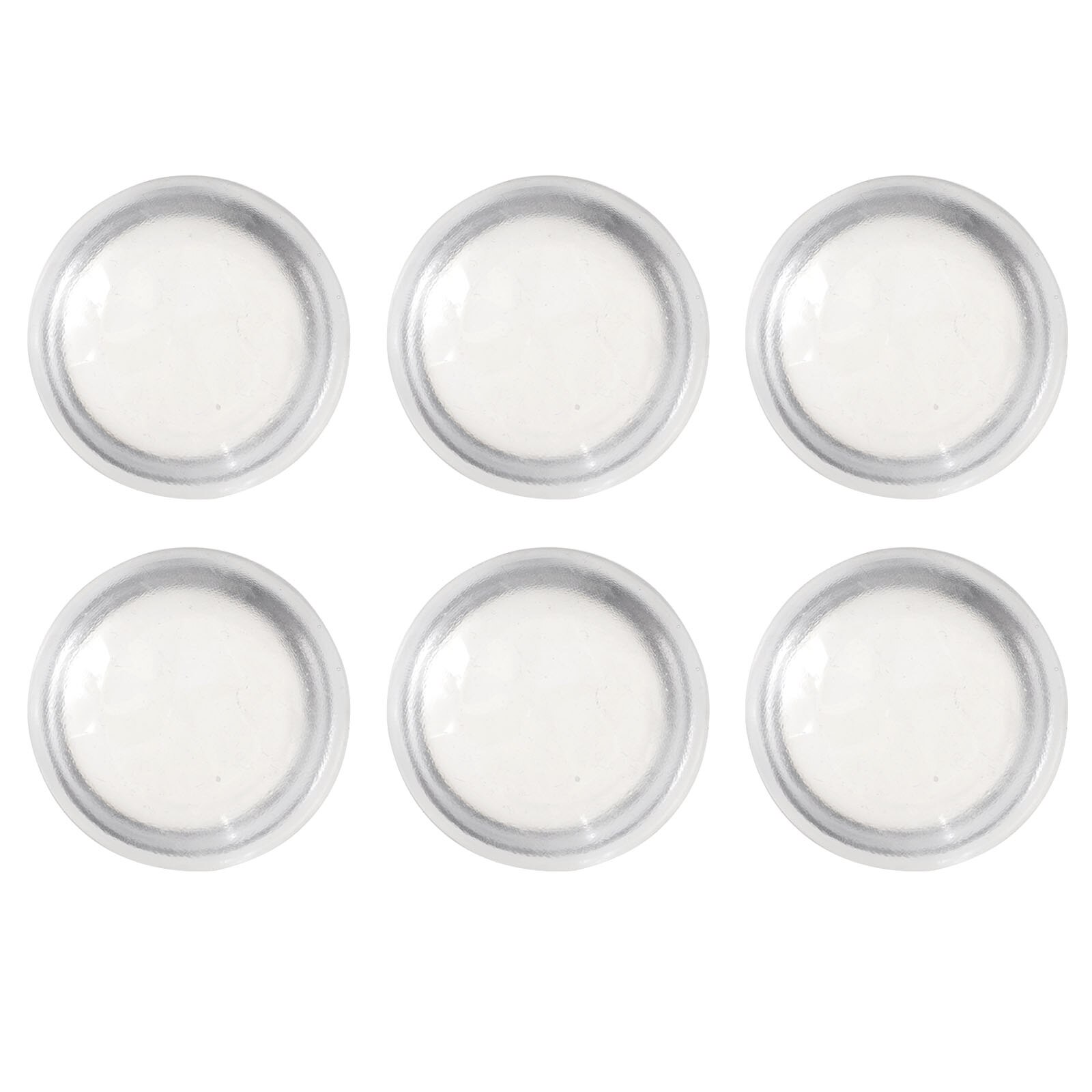 6 Stuks Ronde Rubber Bumpers Deur Muur Protector Zelfklevende Deurgrepen Stopper Shock Pads Keukenkastje Handvat Guard Bumper