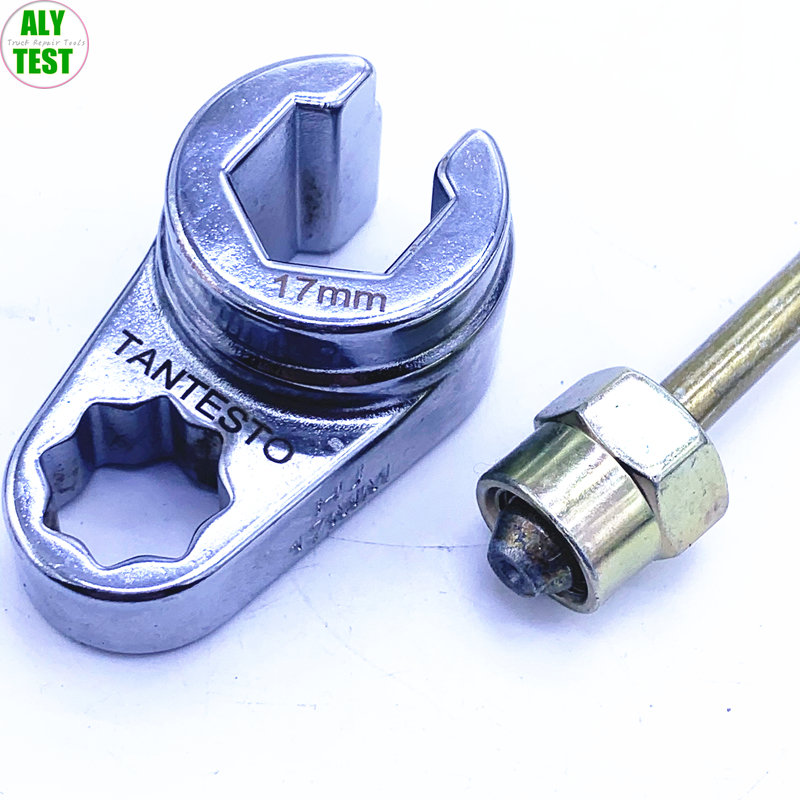 Alta Pressão Tubulação Remoção Instalar Chave Octogonal Soquete 17mm 19mm 22mm Nitrogênio e Oxigênio Sensor Repair Tool: RED